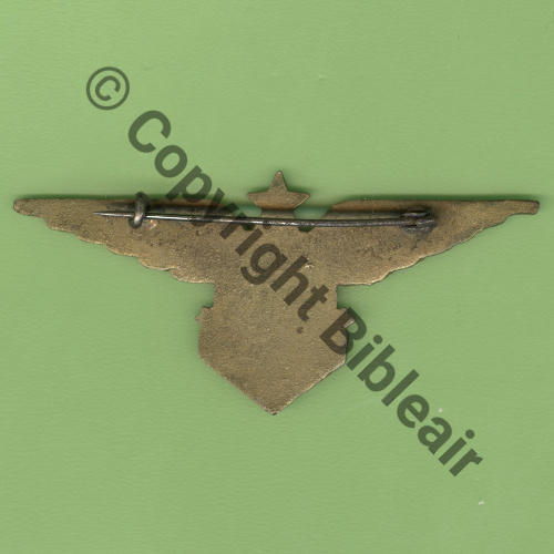 FAFL Grave F.AF.L  Couleurs inversees Fab CAIRE... Fond bleu fonce Dos lisse  irreg scintillant Epingle a bascule 64x29mm Src.Y.GENTY 53Eur02.15 